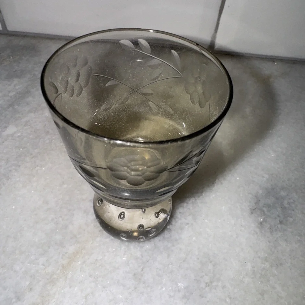 Serax ETERNAL SNOW S STEM GLASS‎ IN SMOKEY GRAY